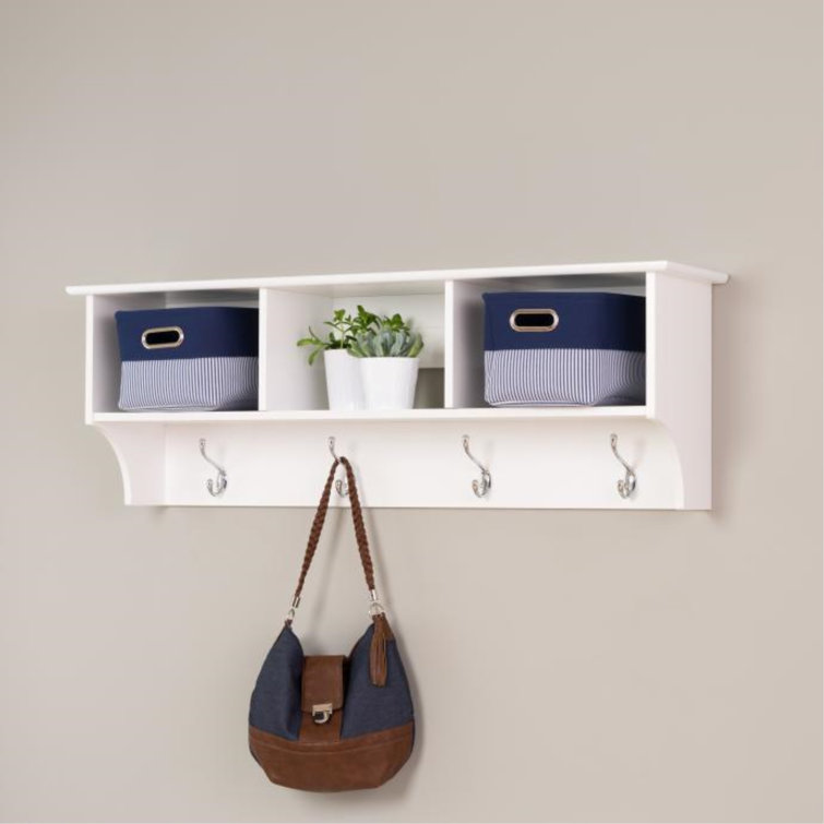 Winston Porter Carabelle Wall 4 Hook Wall Mounted Coat Rack